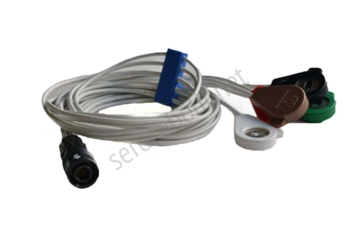 Пятиэлектродный с выносным датчиком движения/положения тела кабель соединительный для подключения ЭКГ электродов